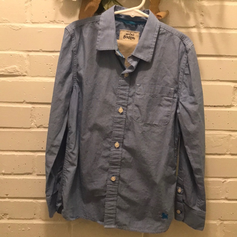 Mini Biden Long Sleeve Button Down
